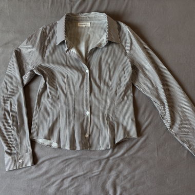 Geringeltes Hemd von Pull&Bear
