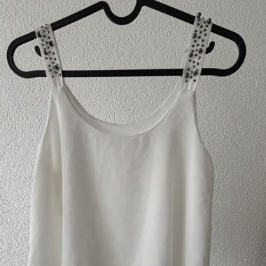 bluse, ärmelloses Top