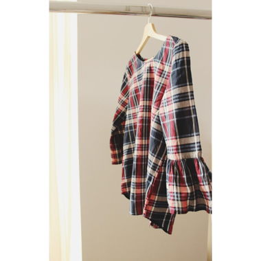 Karrierte Bluse