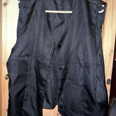 Black vest light fabric