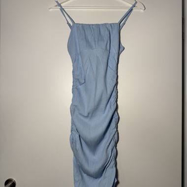 Shein vestito a coste blu XS