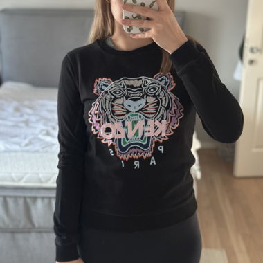 Kenzo Tiger Sweatshirt Schwarz Gr. S