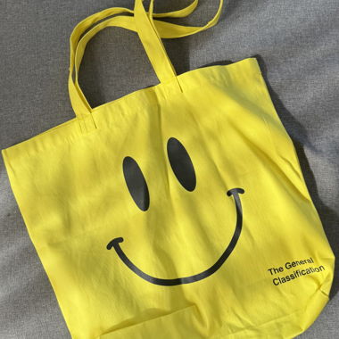 Neuer gelber happy sad Smiley Tote Bag