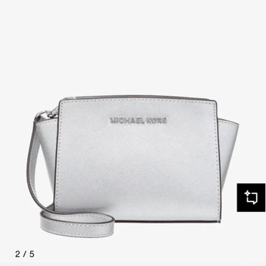 Sac Michael Kors Selma argent