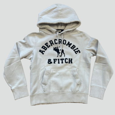 Abercrombie and Fitch white hoodie