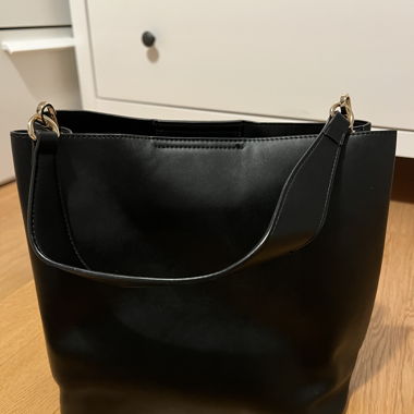 Black handbag
