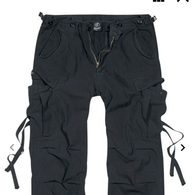 Schwarze Cargohose (Brandit)