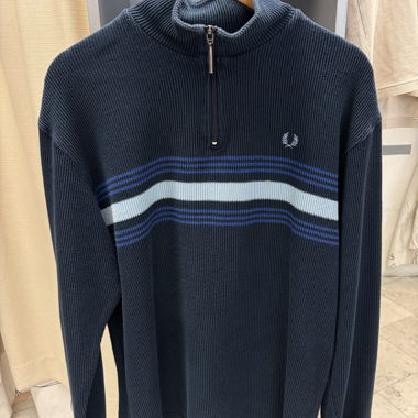 Maglione Fred Perry con zip al colletto taglia L