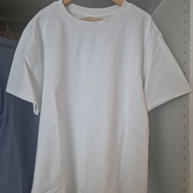 White cotton T-shirt H&M supination