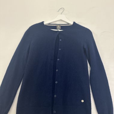 MANOR Cashmere Cardigan Dark Blue M