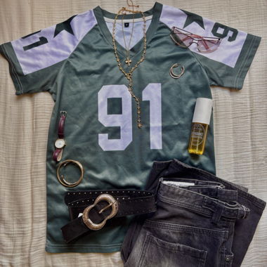 Number 91 Jersey Shirt
