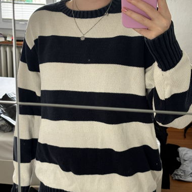 Striped Knit Sweater