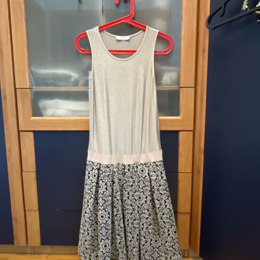 Bicolour Sleeveless Dress