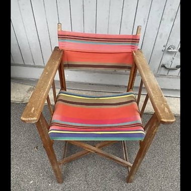 Wooden folding chair