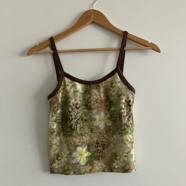 Green tank top