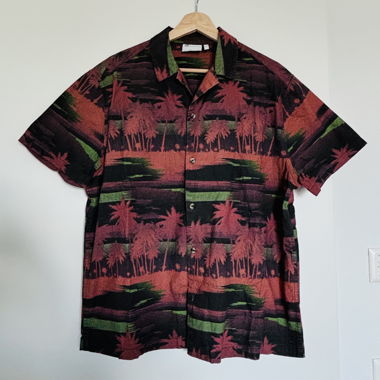 Chemise ASOS Design à motif palmiers