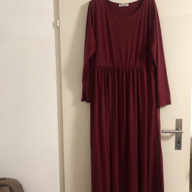 Abito lungo bordeaux
