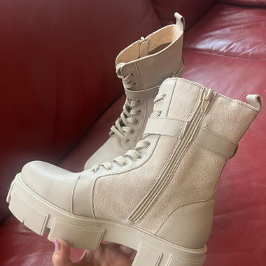 Beige Boots