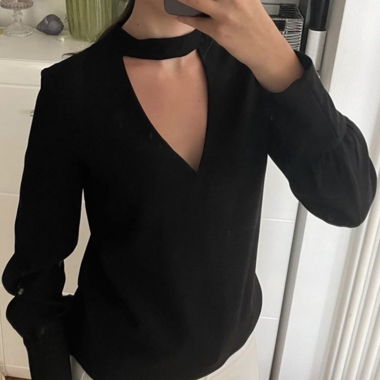 Haut noir Zara taille XS