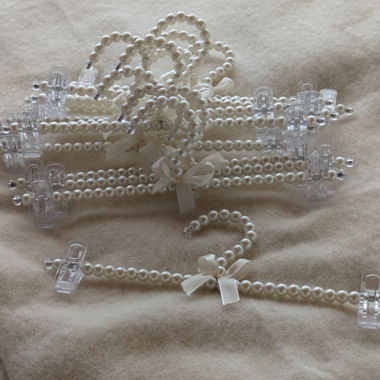 Lot de cintres perles (12 pièces)