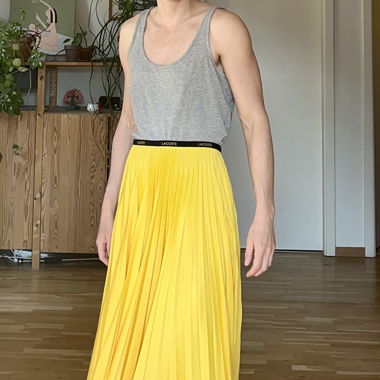 Jupe Lacoste jaune