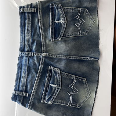 Gonna mini in denim