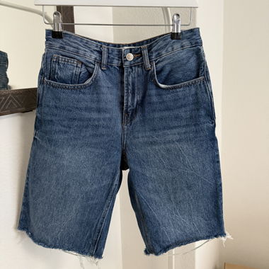 MANGO shorts in denim blu EU 34