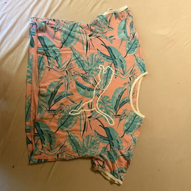 Top corto Puma con stampa