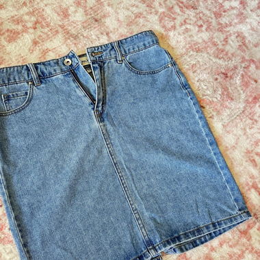 ONLY Jeansrock blau
