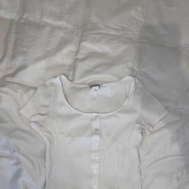 White Baby Tee