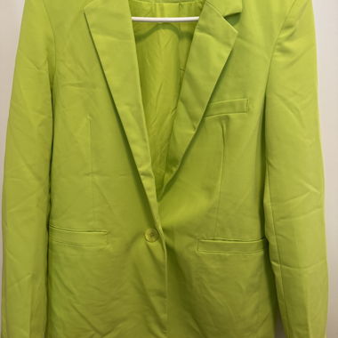 Neongrüner Blazer 