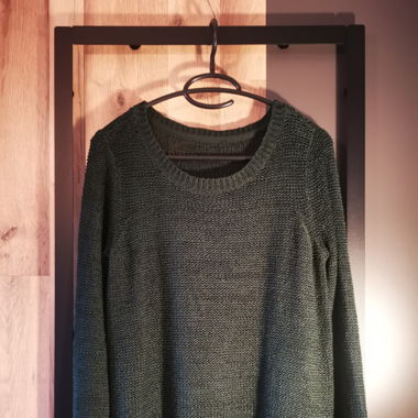 Strickpullover grün