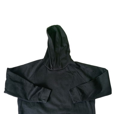 Schwarzer Hoodie