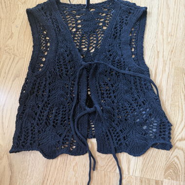 Black Knit Top