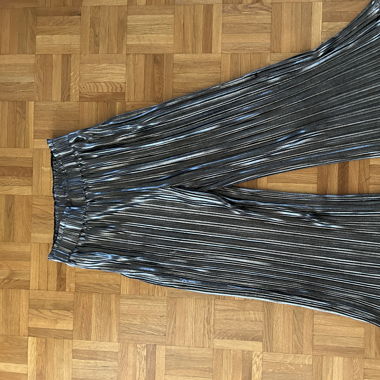 Pantalon large silver