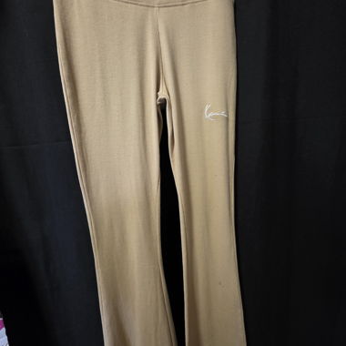 Pantaloni scampanati beige Kani taglia M