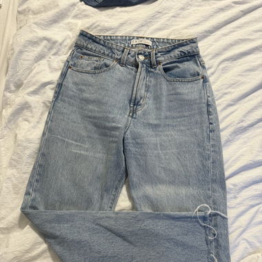 Jean mi taille haute 