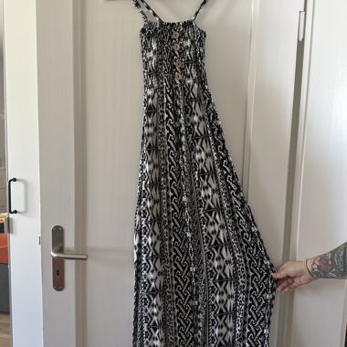 Maxikleid mit Muster