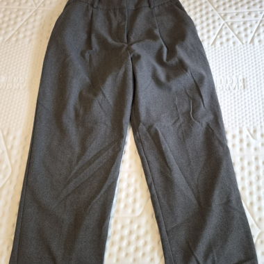 Pantaloni in tessuto grigio-nero