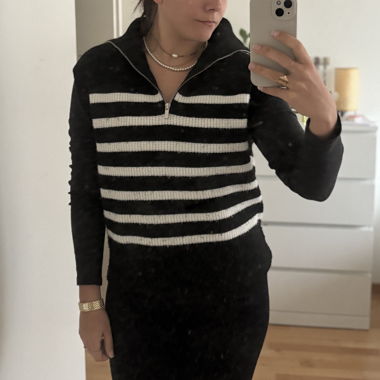 GANT Pullunder schwarz weiß 
