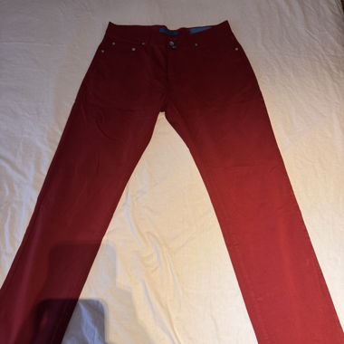 Rote Pierre Cardin Jeans