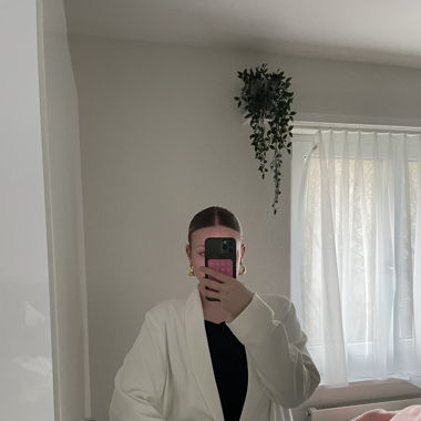 weisser blazer