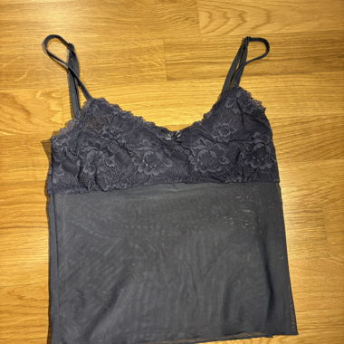 Subdued lace top