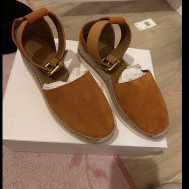 Sandali in stile espadrilles marroni See by Chloé