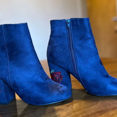 Bottines Even&Odd bleu marine 