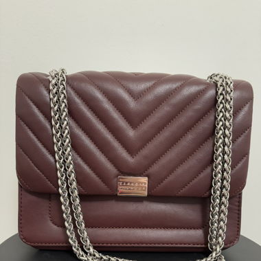 Claudie Pierlot Ledertasche bordeaux 