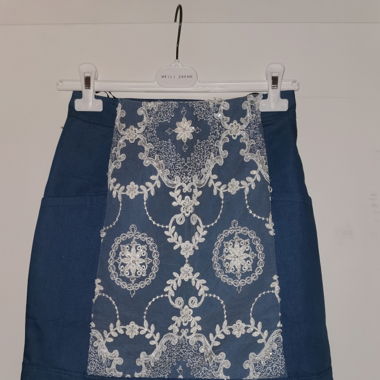 Blue Lace Skirt 