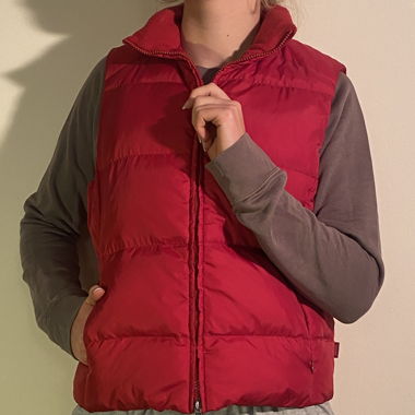 Gilet rouge - gilet sans manches