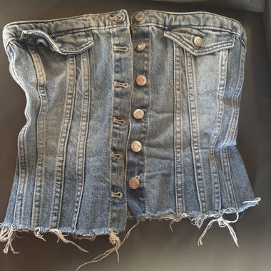 Jeans-Top Corsage