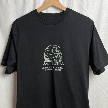 T-shirt Carhartt noir vintage 